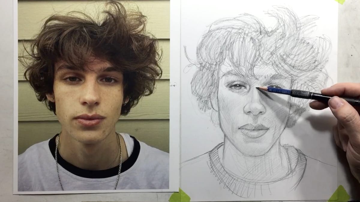 Draw a Realistic Graphite Portrait with Justin Maas