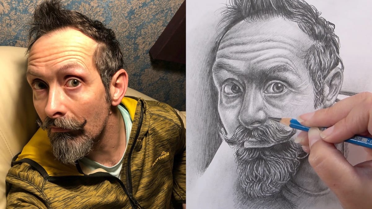 Draw a Realistic Pencil Portrait Really Quickly with Kate Higgins