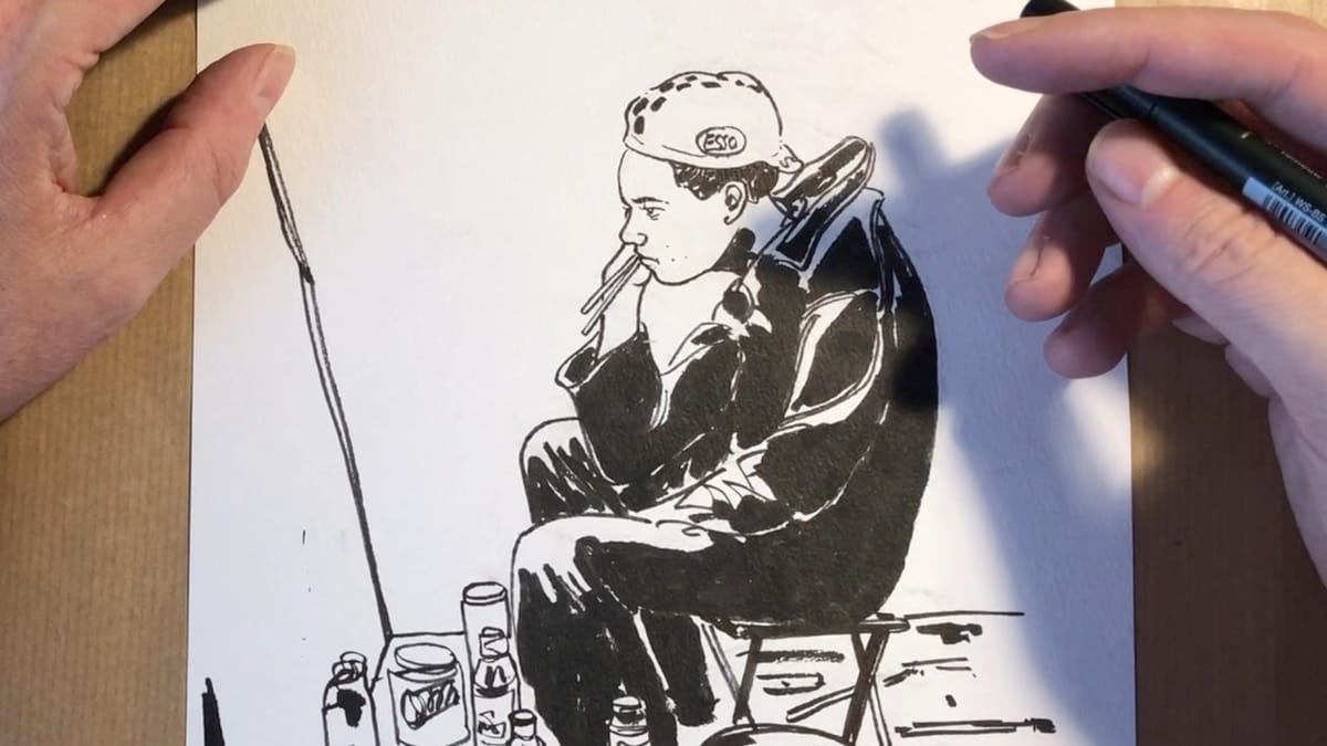 Sketchbook Tour: Brush Pen Inspiration with Patrick Hochstenbach