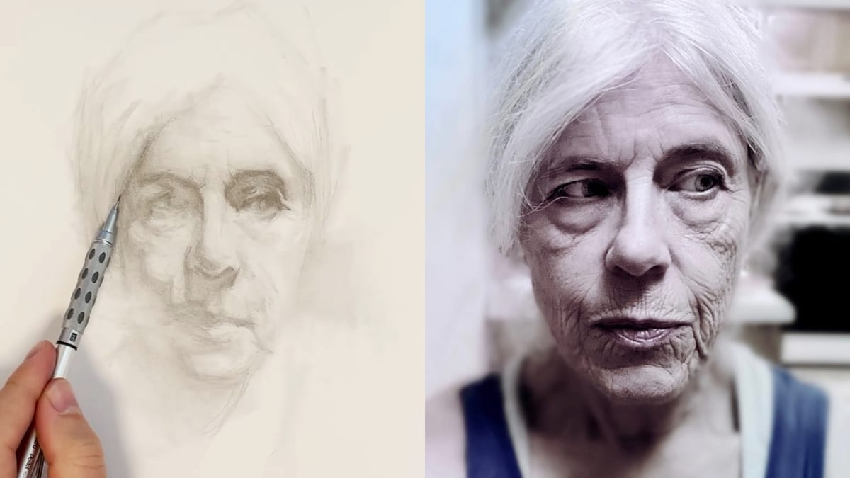 Smudge Happens: Draw a Graphite Portrait with Juan Perednik