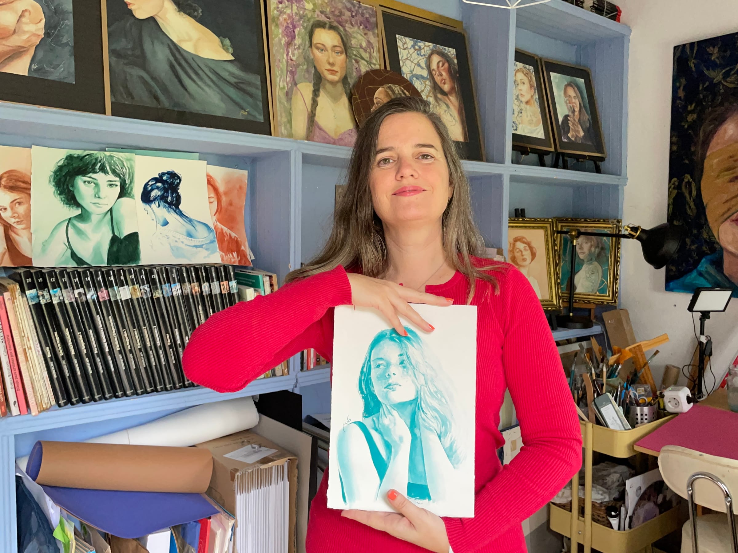 Paint an Emotional Monochrome Portrait with Watercolor Artist Rocío