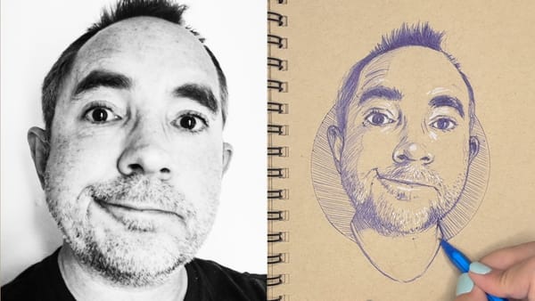 Draw a High-Contrast Portrait in Pen with Tiffany S. DaVanzo