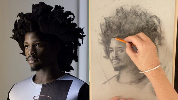 Draw a Flitting Charcoal Portrait with Cindy MacDonald