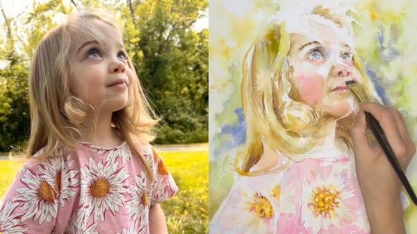 Paint a Hopeful New Year Portrait with Lorraine Simonds