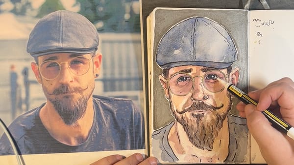 Pencil, Paint, Pizzazz: Create A Mixed-Media Portrait with Harmony Reid