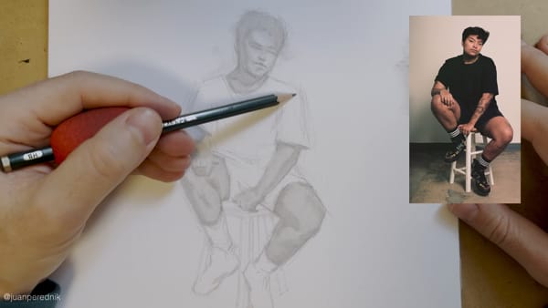 Surprise! Draw a Seated Figure with Juan Perednik
