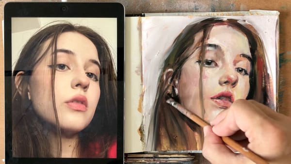 Push and Pull: Paint a Sketchbook Oil Portrait with Andreas Liss